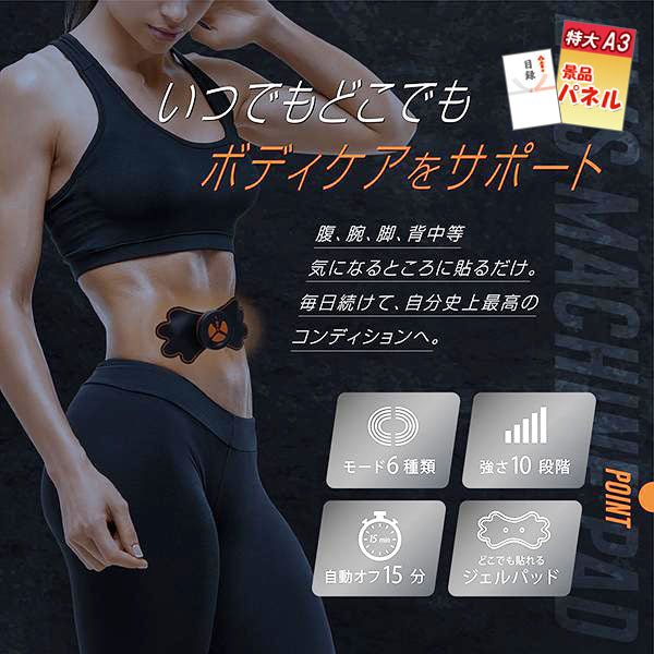 【データ納品】EMSボディパッド 特大A3パネル&目録 / アネットビンゴ対応