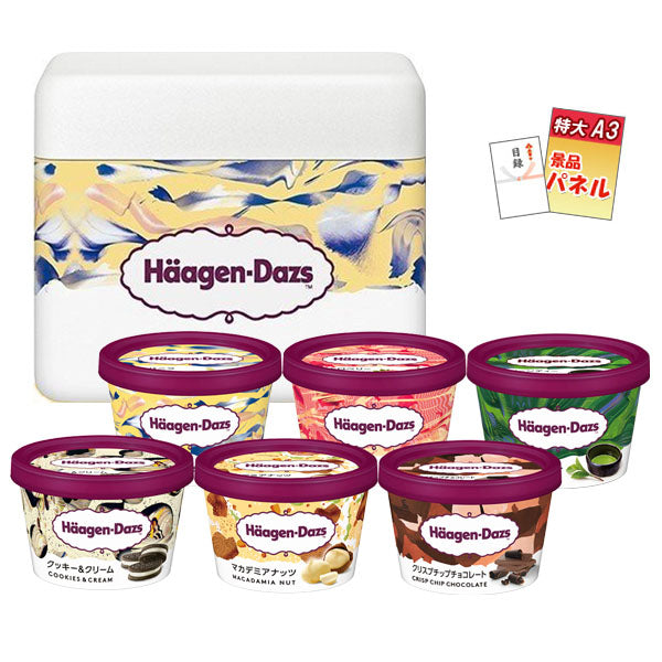 ハーゲンダッツ詰め合わせセット 特大A3パネル&目録