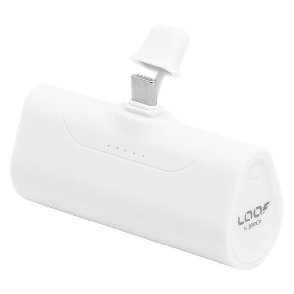 LOOF モバイルバッテリー T字タイプ 軽量 小型 急速充電 PD対応 5000mAh