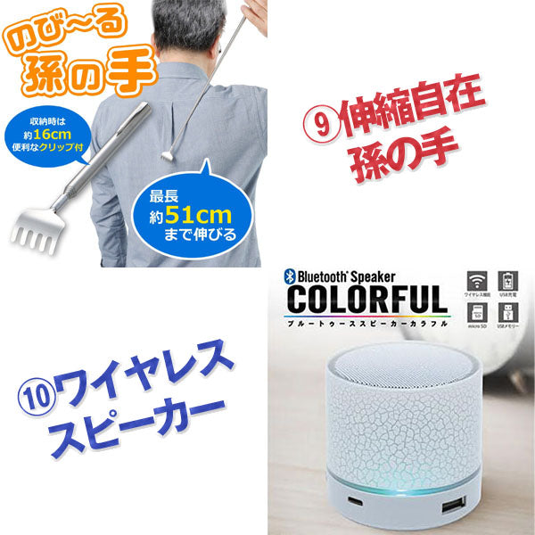 結婚式 二次会 景品 10点セット 神戸牛霜降りカルビ 肉 スマホ連動体組成計 デジタルクロック ワイヤレススピーカー 他 人気景品 パネル 目録 2次会 ビンゴ 景品 おもしろ 懇親会 あす楽