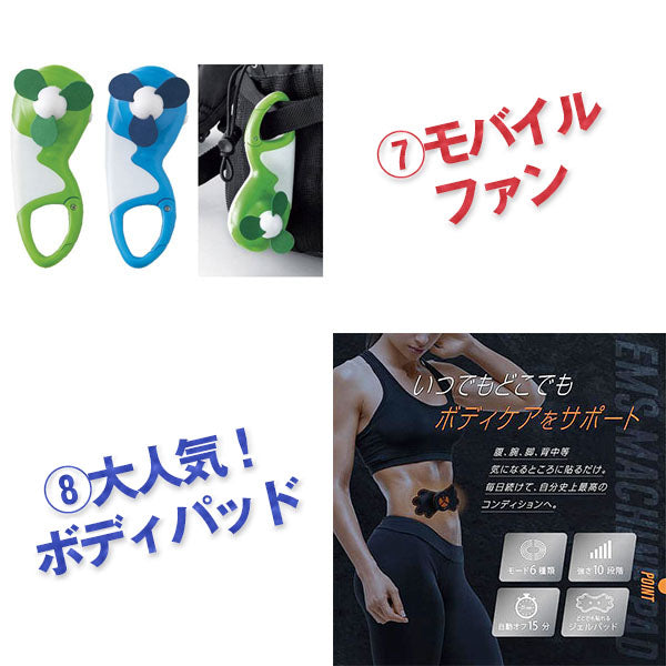 結婚式 二次会 景品 10点セット 折り畳み自転車 ポップコーンメーカー デジタルクロック ワイヤレススピーカー 他 人気景品 パネル 目録 2次会 ビンゴ 景品 おもしろ 懇親会 あす楽