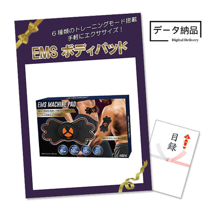 【データ納品】EMSボディパッド 特大A3パネル＆目録 / アネットビンゴ対応