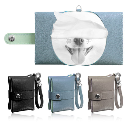 LOOF ポケットティッシュケース 本革 レザー