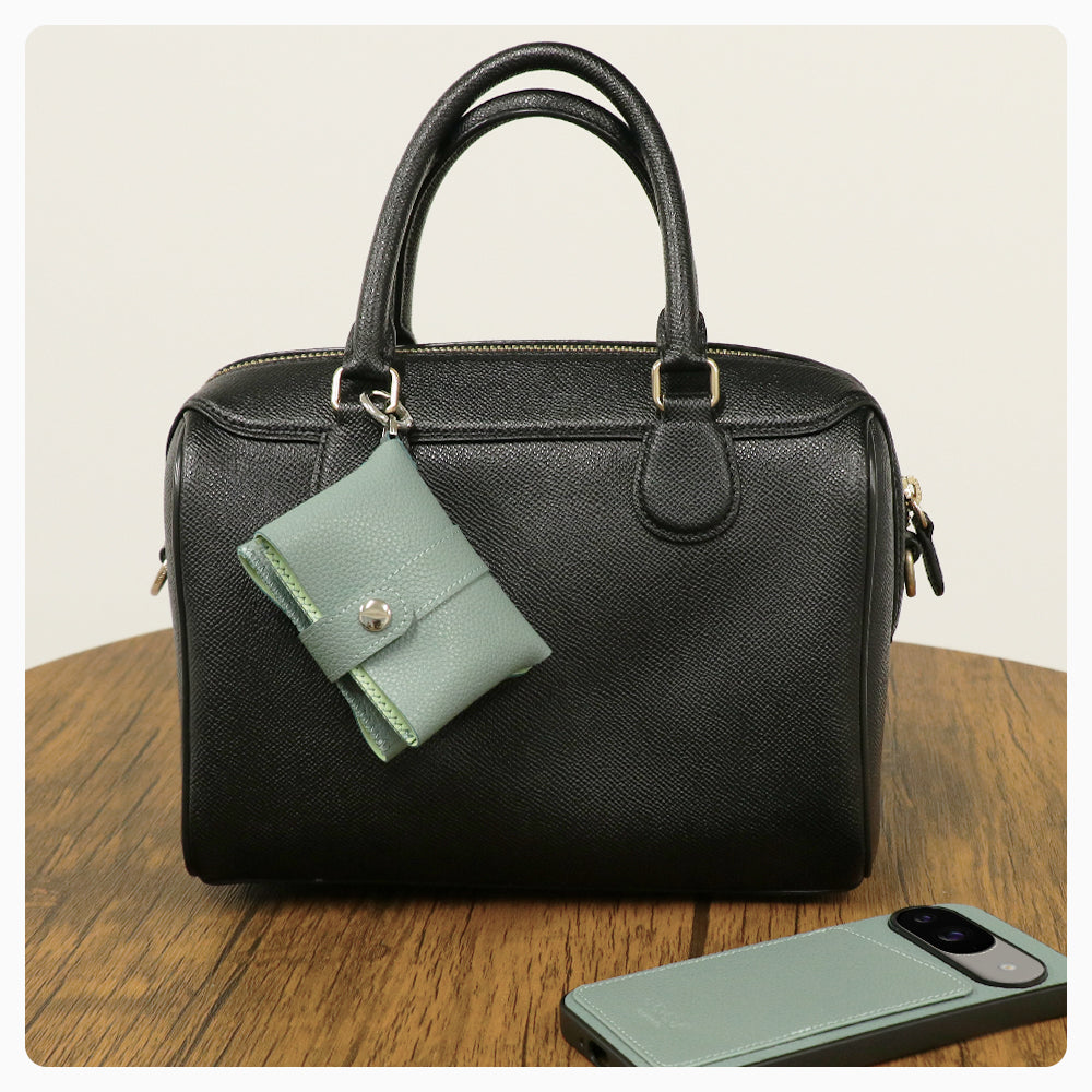 LOOF ポケットティッシュケース 本革 レザー